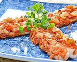 ニンジンとクルミ ☆ ちくわボートのせ作り方6写真