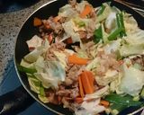 創味シャンタンで美味！野菜炒め作り方2写真