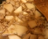 白かぶと挽き肉のあんかけ作り方4写真