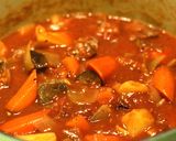ラム肉とナスのビール煮込み作り方18写真