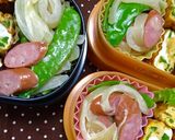 時短！きぬさや玉ねぎソーセージ♬マヨ醤油作り方5写真