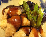 ささみ唐揚げの三杯酢あんかけ作り方7写真