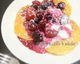 ベリーのもちもちパンケーキ♡作り方7写真