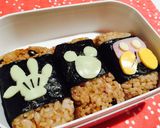 簡単！キャラ弁！のせるだけ♡ミッキー♡作り方6写真