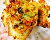 フランスパン de 簡単ピザ作り方8写真