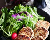 蓮根とハーブたっぷりスパイシー鶏つくね作り方10写真