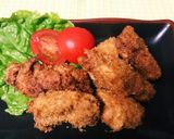 美味しい安い❗キロ100円マグロ竜田揚げ作り方6写真