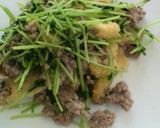 簡単～豆苗と油揚げの炒めもの作り方4写真