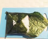 鶏胸肉甘酢煮と卵のおにぎらず。お弁当にも作り方7写真
