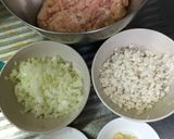 ふわふわ⁉︎鶏だんごタネ作り方1写真