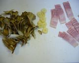 食欲そそる♪舞茸とベーコンの和風パスタ作り方1写真