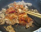 豚バラとモヤシで熱々キムチ鍋作り方3写真