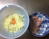 キャベツ入り卵焼き〜お好み焼き風〜作り方1写真
