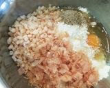 ホットプレートで☆もんじゃたこ焼!?☆作り方1写真