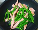 魚肉ソーセージ 野菜いため♡作り方2写真
