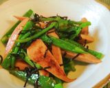 魚肉ソーセージ 野菜いため♡作り方4写真