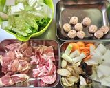 市販スープいらず♥ごま味噌豆乳鍋作り方2写真