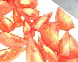 なすトマトチーズのにんにくかけ作り方2写真
