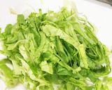 超簡単！レタスとじゃこのごま油和え♡作り方1写真
