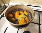 簡単☆かぼちゃと小豆でいとこ煮作り方1写真
