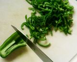 ＊常備菜　ピーマンの胡麻味噌＊作り方1写真
