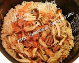 焼き鳥缶とごぼう☆炊き込みご飯作り方5写真
