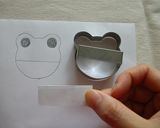 クマ型でカエルちゃんクッキー♪作り方3写真