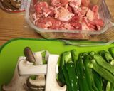 豚とピーマンとエリンギの生姜焼き作り方1写真