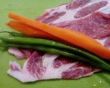 簡単！いんげんと人参の肉巻き☆彡作り方2写真