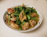 小松菜と鶏もも肉のシャンタン炒め作り方6写真