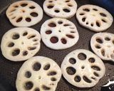 【漢肴】れんこんのオリーブオイル焼作り方3写真