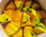 簡単おふくろの味かぼちゃ煮♪作り方1写真