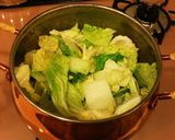 簡単！白菜と春菊のうま煮作り方3写真