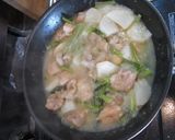 鶏とかぶの中華風みぞれ煮作り方7写真