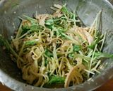 ＊チキンと水菜で♪簡単スパサラ＊作り方7写真