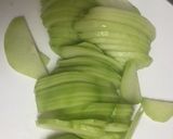 ハヤト瓜と鶏肉の中華炒め☆作り方3写真