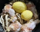 おでんリメイク炊き込みご飯！鶏手羽元入作り方5写真