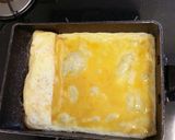 時短！お弁当に白身が真ん中の卵焼き作り方2写真