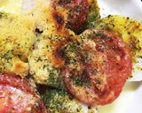 簡単美味しい♡里芋トマトカレーチーズ焼き作り方3写真