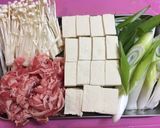 大皿一品！超簡単♡肉豆腐〜すきやき風味〜作り方1写真