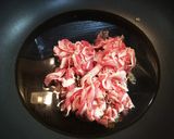 大皿一品！超簡単♡肉豆腐〜すきやき風味〜作り方3写真