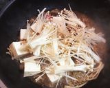 大皿一品！超簡単♡肉豆腐〜すきやき風味〜作り方4写真