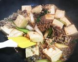 大皿一品！超簡単♡肉豆腐〜すきやき風味〜作り方8写真