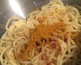 【簡単】スパイシーカレー混ぜそば作り方4写真