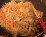 ピリ辛焼きうどん作り方4写真