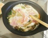 ラーメンのつゆ活用!豚鍋とんこつ風味作り方7写真