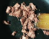 常備おかず!刻み昆布コンビーフ大豆炒め作り方1写真