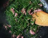 常備おかず!刻み昆布コンビーフ大豆炒め作り方2写真