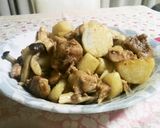 簡単＊鶏肉と長芋のにんにく入照り煮＊作り方3写真