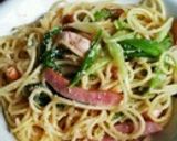 簡単♪和風たらこと焼きねぎのパスタ作り方9写真